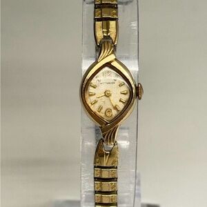 Vintage Wittnauer 10k RGP 17 Jewels Ladies Watch Mechanical Movement Working